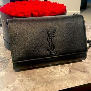 YSL medium black shoulder bag